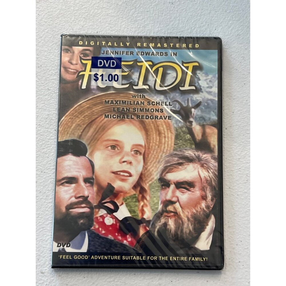 Heidi 2004 DVD Digitally Remastered Jennifer Edwards Maximilian Schell New Seale